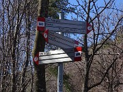 54 All'incrocio dei sentieri seguo l'indicazione per il sent. 594 